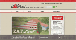Desktop Screenshot of localgoodness.com